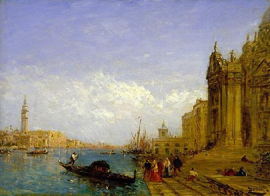 Venetian Scene, Felix Ziem
